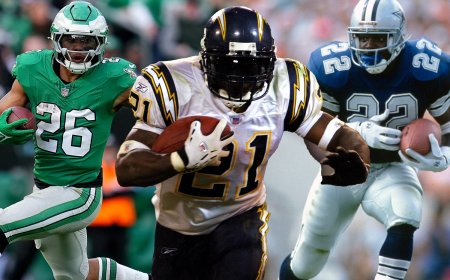 Top 10 rushing touchdowns in a single-season as Saquon Barkley and Derrick Henry chase LaDainian Tomlinson