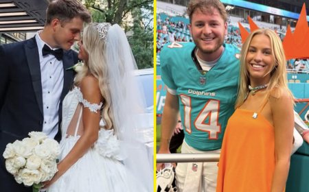 Zach Wilson’s and Quinn Ewers’ partners send a message during Dolphins’ preseason finale