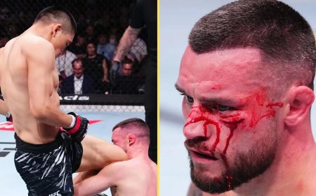 ‘Playing with my life’ – UFC fighter calls out referee after sickening illegal move ends in defeat