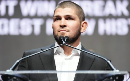 ‘It’s an interesting fight’ – Khabib Nurmagomedov makes bold Ilia Topuria prediction as he names UFC’s best lightweight