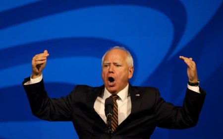 Tim Walz rips media for negative reporting on Dem party amid ‘fascist’ takeover