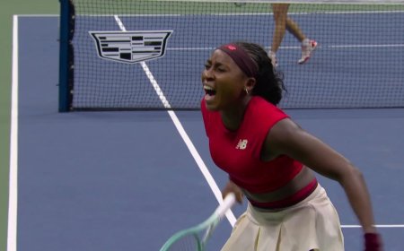‘It wasn’t the best’ – Emotional Coco Gauff has emphatic celebration on court after securing dramatic victory
