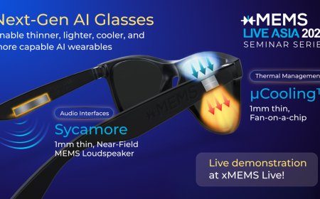 MEMS 扬声器 + MEMS 微风扇，xMEMS 介绍微机电技术演示 AI 智能眼镜原型机