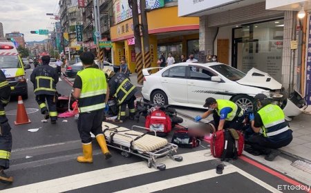 土城狂撞6機車釀9傷！38歲肇事男「從沒考過駕照」　疑車輛暴衝釀禍