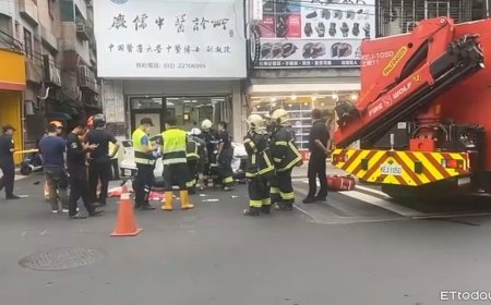 快訊／新北土城汽車衝撞5機車　已7人送醫傷況不明