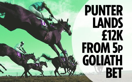 Punter lands extra £7k thanks to BOG to win £12k from 5p Goliath racing bet