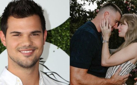 Taylor Swift's Ex Taylor Lautner Weighs In On Her Engagement To Travis Kelce