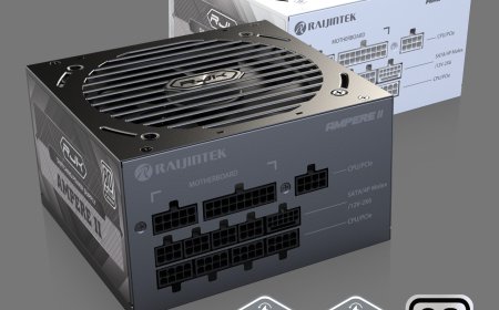 可选白色款，RAIJINTEK 推出标准尺寸白金效率 ATX 电源 AMPERE II