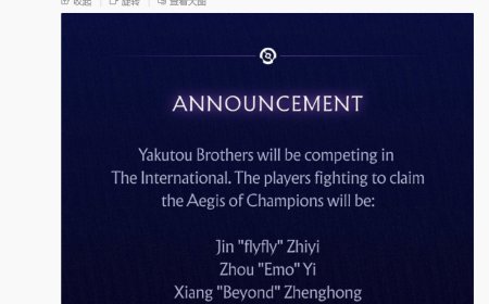 中国战队 YB 将替补 Gaimin Gladiator 参加《DOTA2》TI14 国际邀请赛