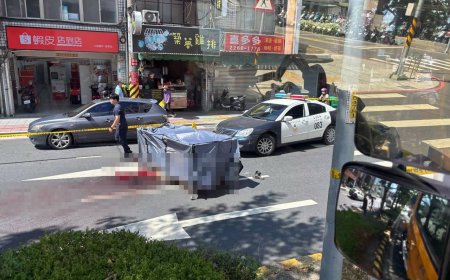 快訊／新北男過馬路未走斑馬線　遭大貨車撞輾臟器外露慘死
