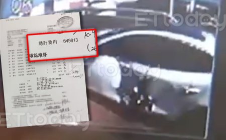 獨／軍卡撞車瞬間曝！中士疑恍神出包　下車看「破大洞」三條線