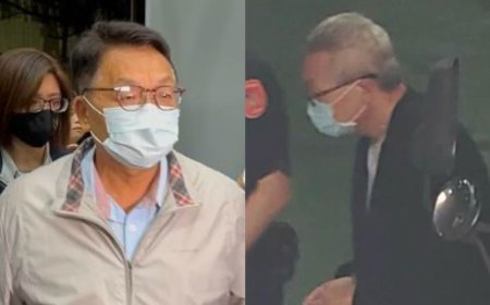 快訊／陳歐珀夫妻涉「3貪」！檢求重判24年2月　他滿頭白髮押赴北檢