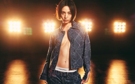 CK請到「世首美」Nana太對了！穿冷調丹寧外套　中空線條性感天花板