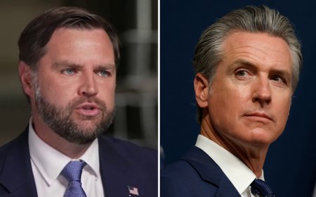 Vance accuses Newsom of being a 'cheap imitation' of Trump