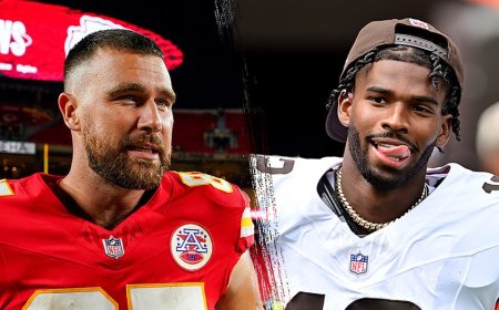 Travis Kelce calls for Shedeur Sanders to start for Browns amid controversy: 'Give the people what they want'