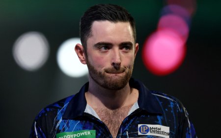 ‘What have you done?’ – Darts cult hero’s hilarious reaction to copping brutal fine for cheeky Luke Humphries gesture