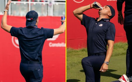 Justin Thomas shotgunned beers on Ryder Cup first tee but has now been tasked with leading Team USA