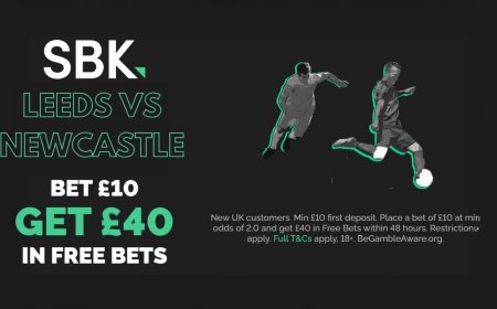 Bet £10, get £40 in free bets with SBK on Leeds v Newcastle