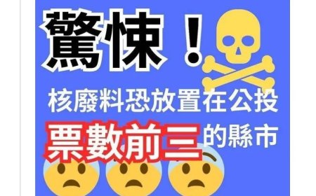 PO文「核廢料恐置公投票前3縣市」被移送　法官不罰理由曝