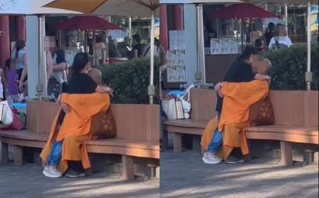 信義超跑巷才親完…和尚疑現蹤兒童新樂園！椅上環抱激吻畫面曝光