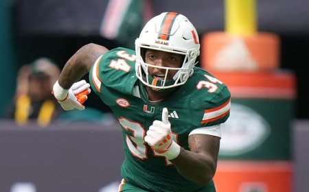 Miami football player Adarius Hayes surrenders to police on charges in fatal Florida crash