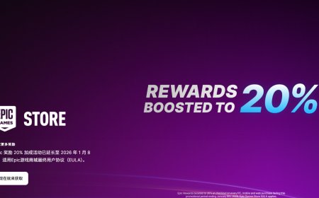 Epic 游戏商城 20% 返利活动延期至 2026 年 1 月 8 日