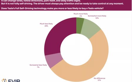 调查称 FSD 智能辅助驾驶让 35% 美国消费者降低购买特斯拉意愿