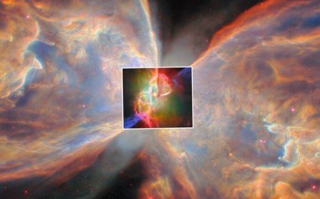 距地球约 3400 光年：蝴蝶星云中央恒星首次被“抓拍”