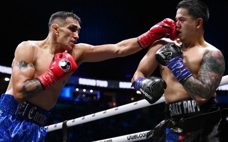 Tony Ferguson stops Salt Papi in incredible finish to claim first win in six years on boxing debut at Misfits 22 as crowd erupts
