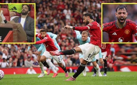 Ruben Amorim cuts stressful figure as VAR and Bruno Fernandes rescue Man United against Burnley