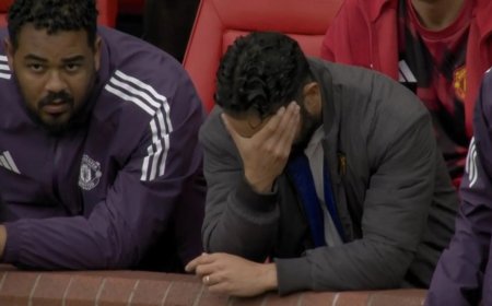 Ruben Amorim devastated as new Manchester United signing limps straight down tunnel