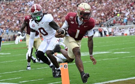 Florida State stuns Alabama to bring Crimson Tide's season-opener win streak to abrupt end