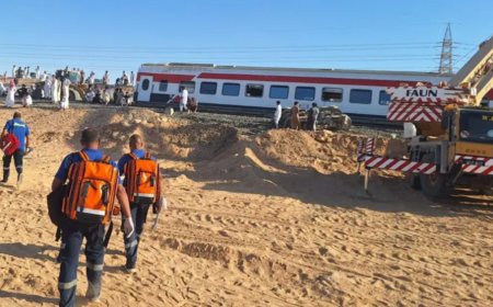 埃及重大鐵路意外　列車出軌「2車廂翻覆」3死103傷