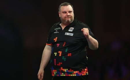 Darts star blames gym workout after poor display at Flanders Darts Trophy