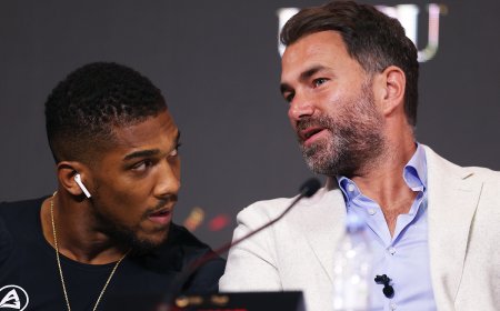 Eddie Hearn reveals Anthony Joshua return date for fight with ‘carefully’ chosen opponent