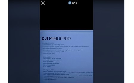 大疆 DJI Mini 5 Pro 无人机宣传物料曝光：1 英寸传感器、提供前向激光雷达