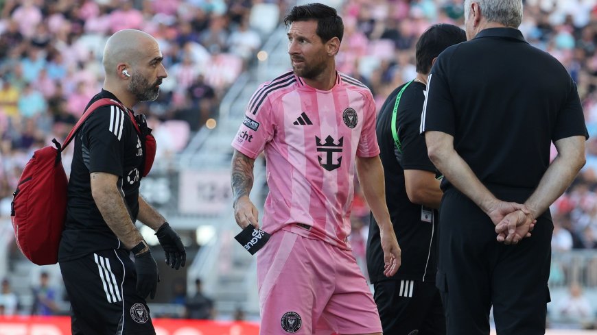 ‘Felt discomfort’ – Lionel Messi devastated as he’s forced off with injury in Inter Miami Leagues Cup match