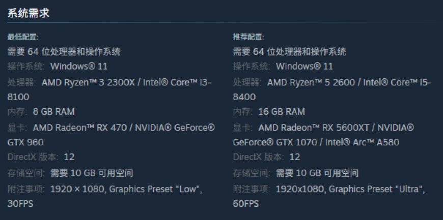 八方旅人新作:《歧路旅人 0》游戏 PC 版配置公布,12 月 4 日发售