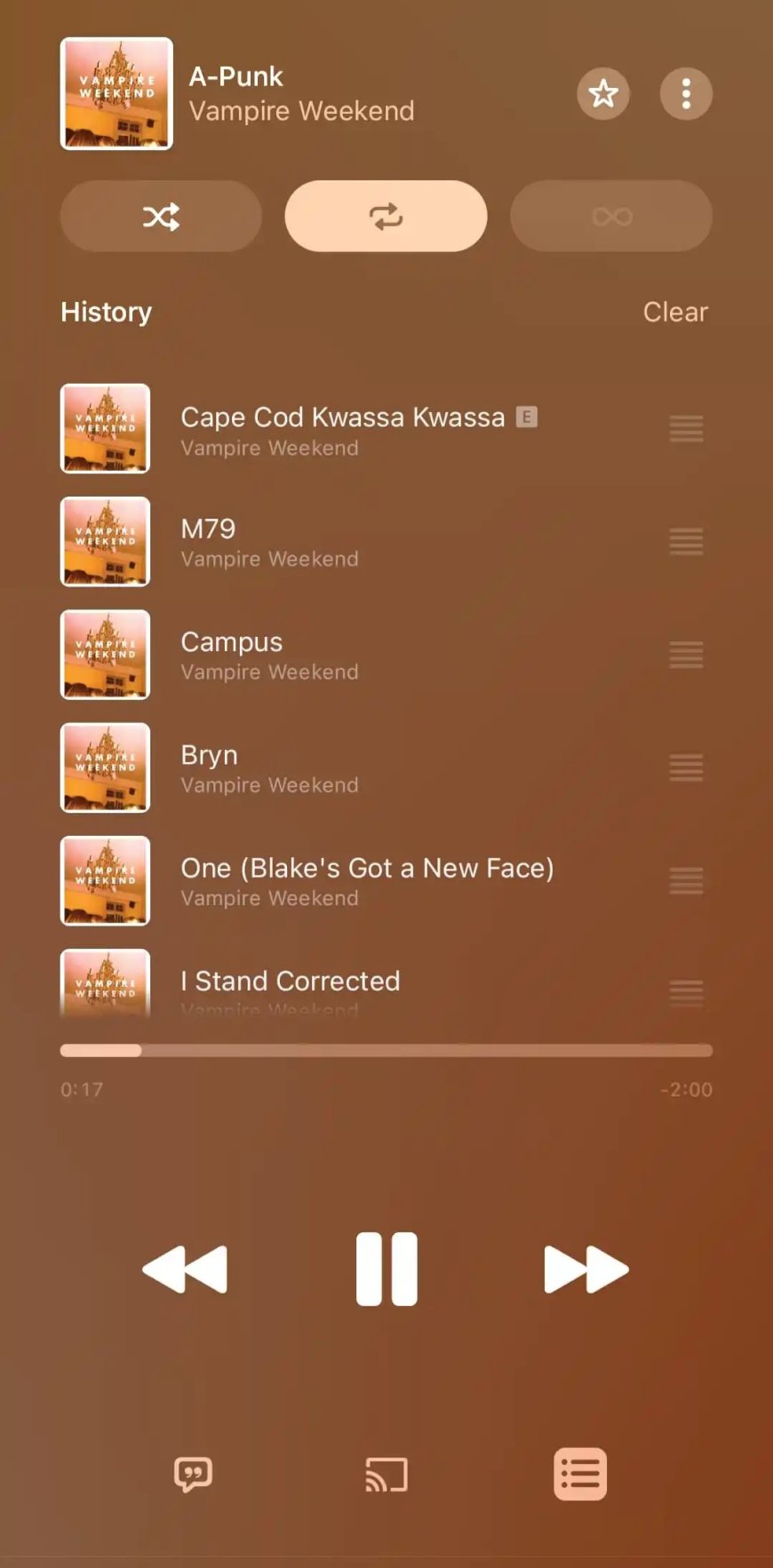 安卓版苹果 Apple Music 5.0 抢先体验:调整按钮、置顶音乐