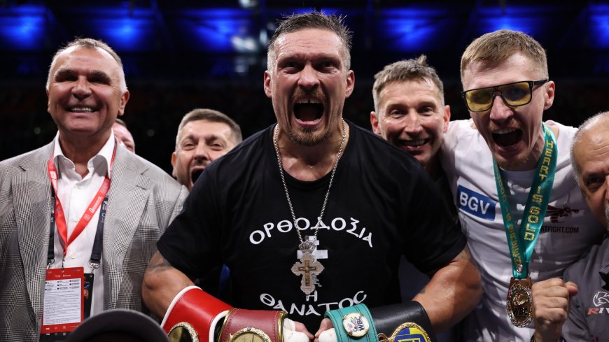 ‘Run him over’ – Oleksandr Usyk called out by Anthony Joshua’s bitter rival in audacious fight bid