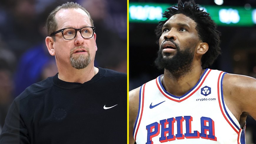 ‘Decisions to make’ – Nick Nurse uncertain of Joel Embiid’s playing status as 76ers wait on $193m star’s injury progress