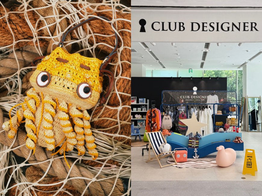 CLUB DESIGNER夏日快閃進駐信義A13！甜美格紋洋裝＋章魚編織包搶先看