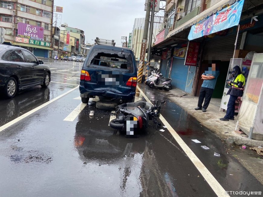 屏東死亡車禍！24歲女騎士追撞「停紅燈小貨車」　送醫搶救不治