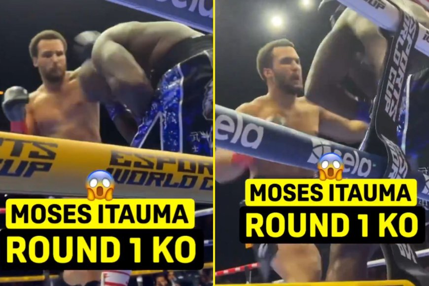 Ringside footage shows Moses Itauma’s savage KO win over Dillian Whyte in unflinching brutality