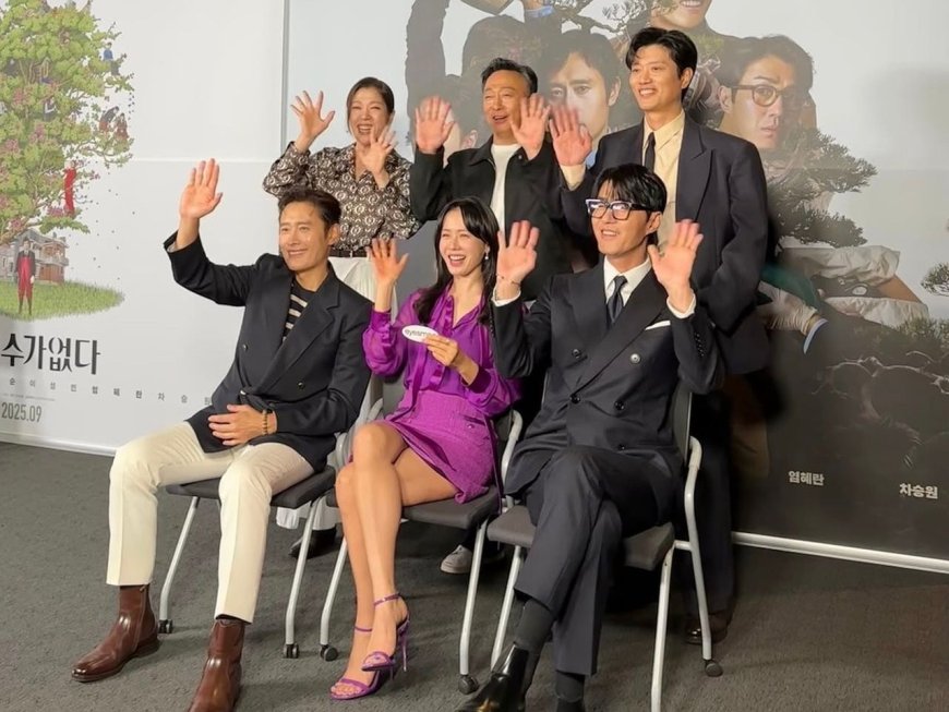 孫藝真宣傳新片美腿全都露　被李秉憲逗樂憋笑破功