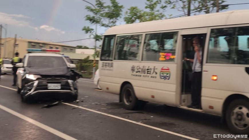 巡邏車追撞小巴　佳里警分局：將強化駕駛訓練