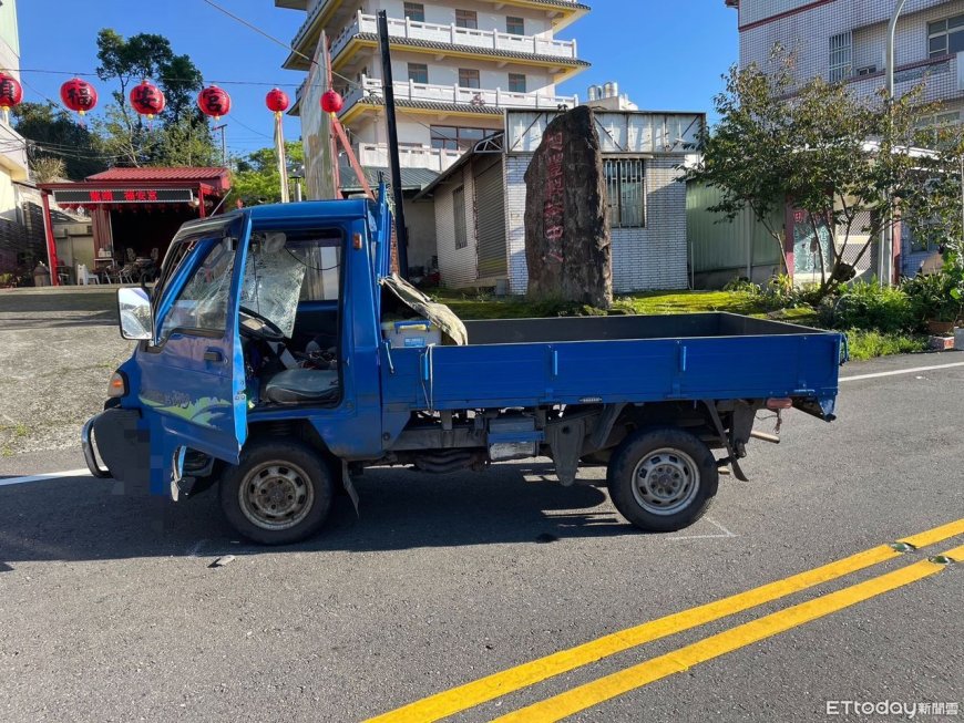 嘉義台18線奪命車禍！小貨車下山猛撞　女行人「頭部重創」亡