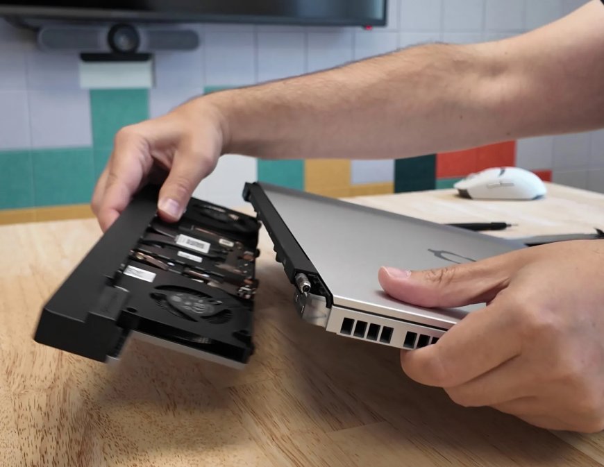 Framework Laptop 16 笔记本换显卡实操:仅拆 6 颗螺丝,全程约 3 分钟