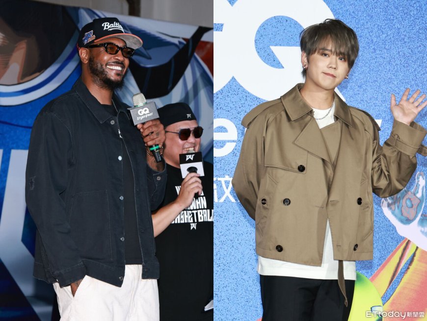 NBA傳奇「甜瓜」安東尼潮流現身台北見球迷！頂流姜濤想吃滷肉飯