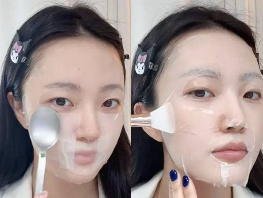韓妞「敷面膜隱藏用法」一定要學！冰湯匙幫助消水腫、精華液不浪費